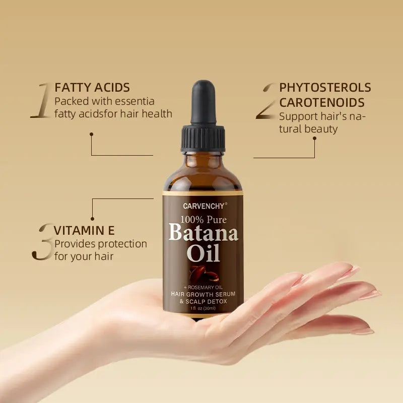 Organic Batana Oil Hair Growth & Repair Serum
