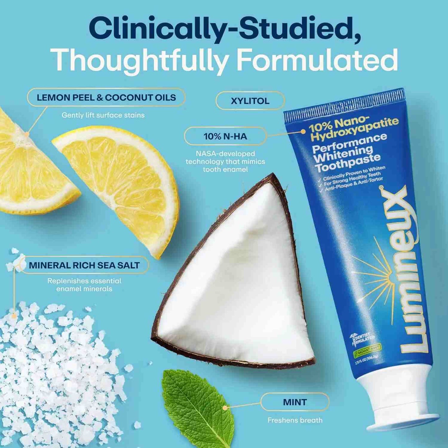 [BUY 1 GET 1 FREE] Nano-Hydroxyapatite Daily Whitening Toothpaste