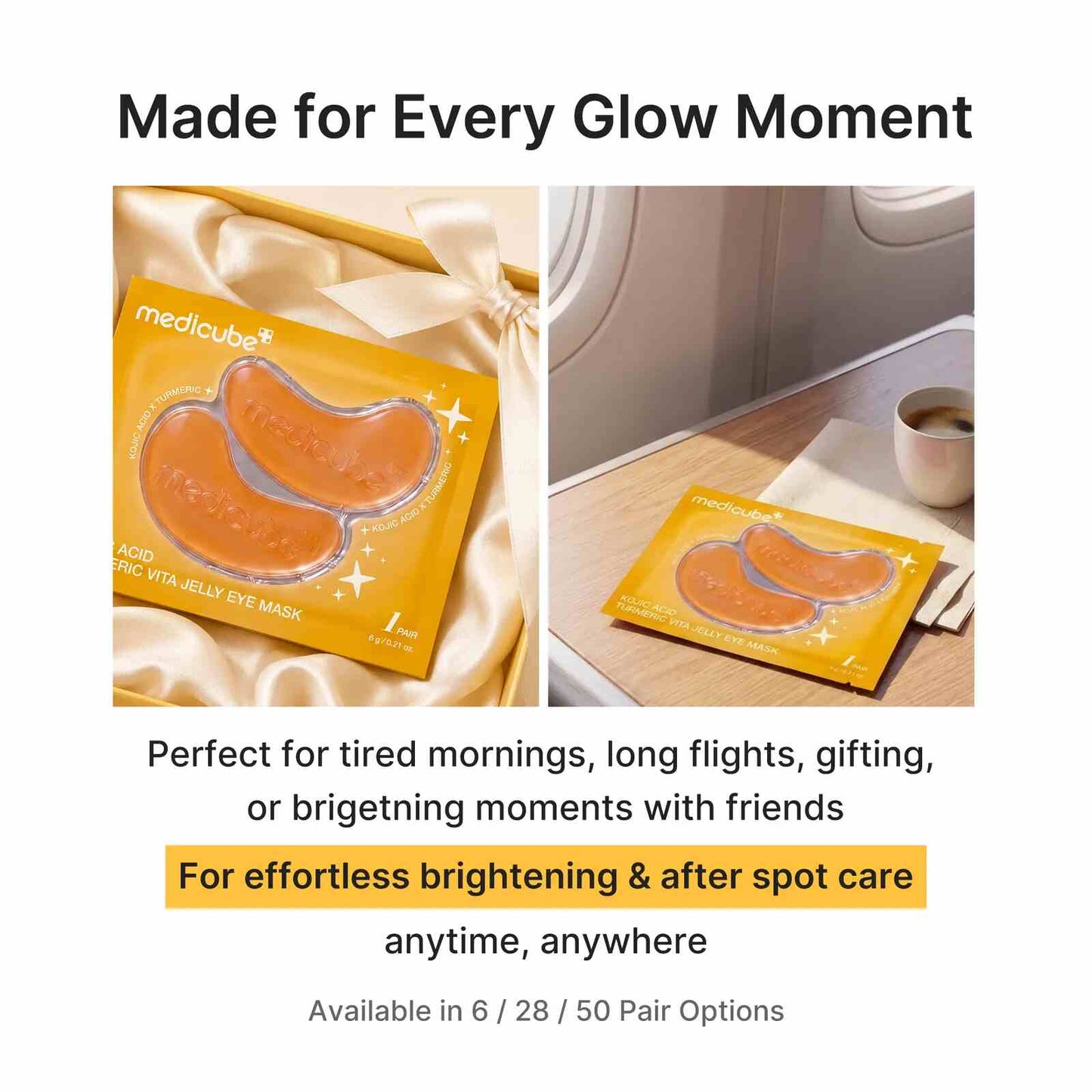 Kojic Acid & Turmeric Hydrogel Eye Patches
