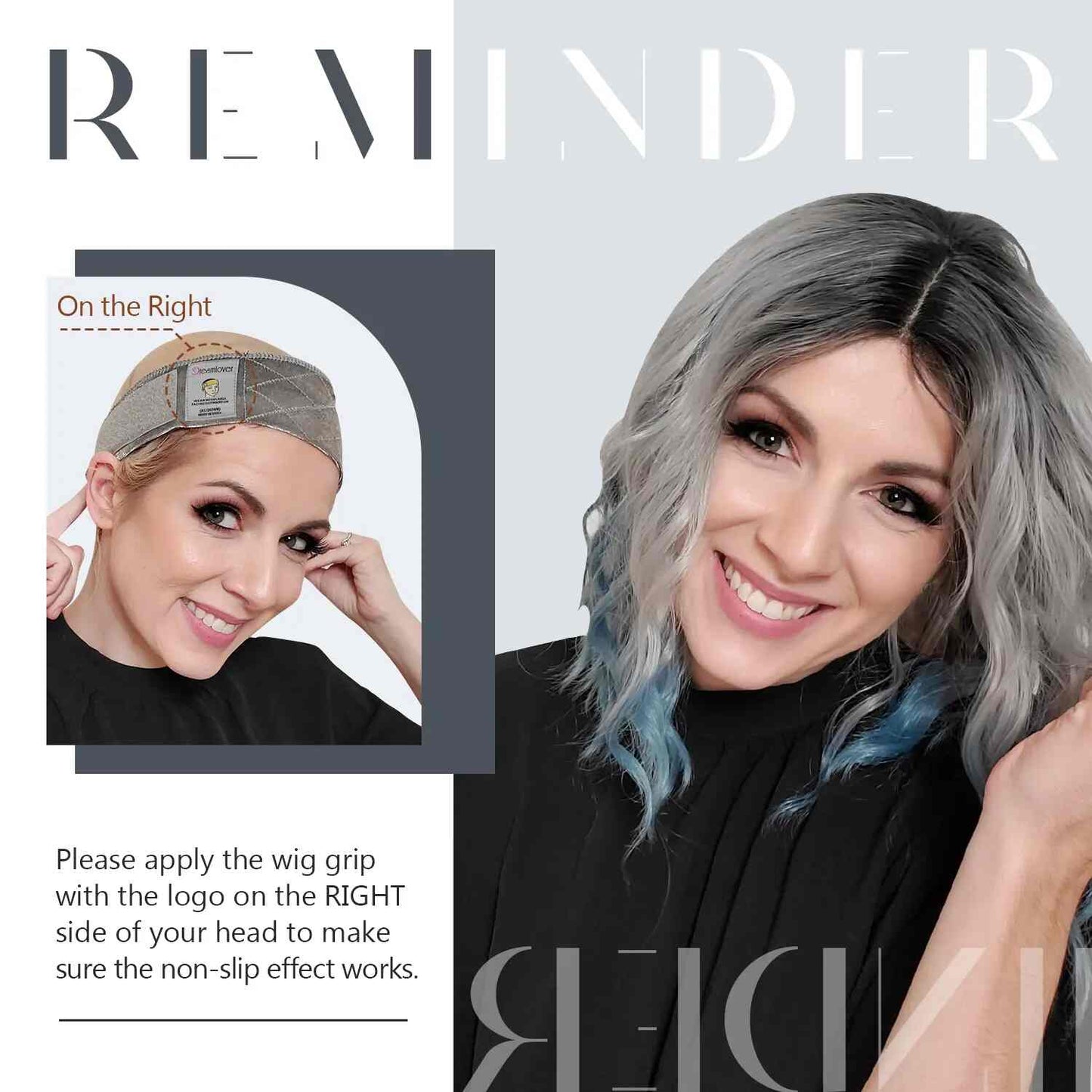 [BUY 1 GET 1 FREE] Non-Slip Adjustable Elastic Headband for Wigs, Makeup & Skincare