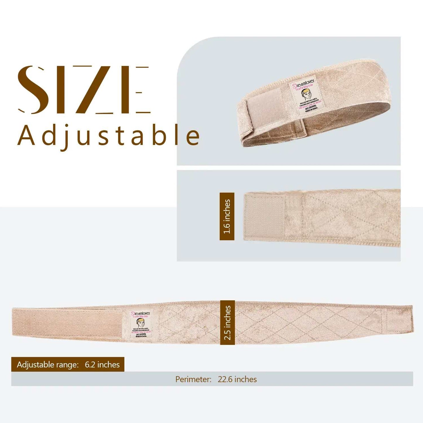 [BUY 1 GET 1 FREE] Non-Slip Adjustable Elastic Headband for Wigs, Makeup & Skincare