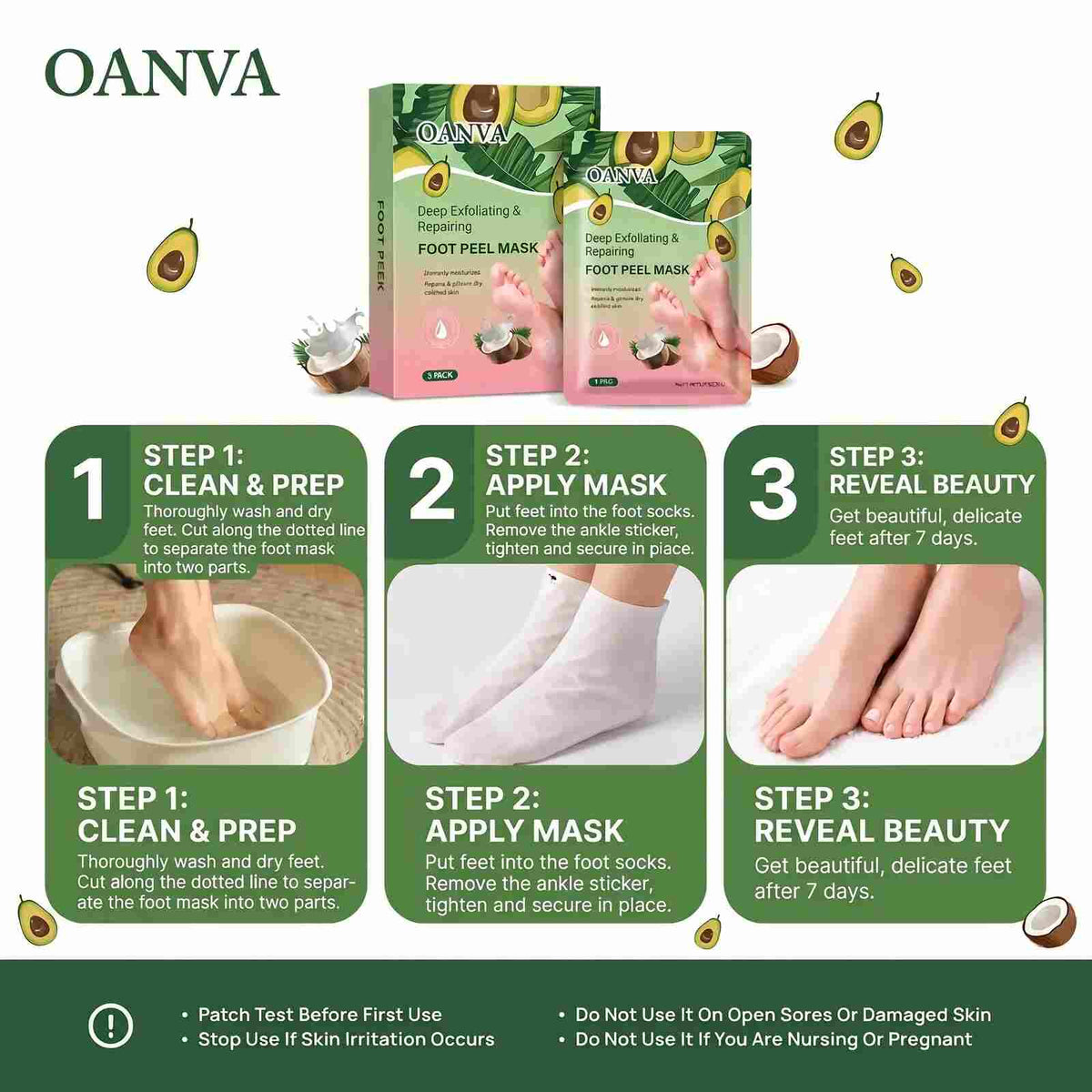 [BUY 1 GET 1 FREE] Baby-Soft Feet in Days with Ultimate Exfoliating Foot Peel Mask