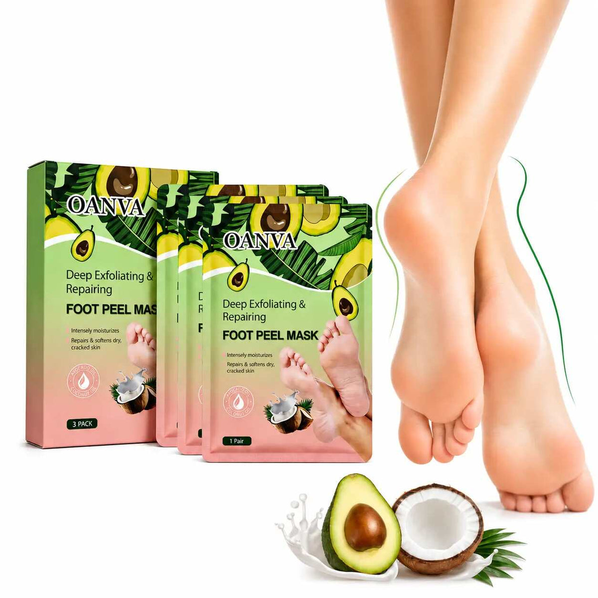 [BUY 1 GET 1 FREE] Baby-Soft Feet in Days with Ultimate Exfoliating Foot Peel Mask