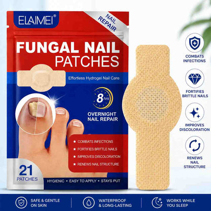[BUY 1 GET 1 FREE] Overnight Strength Nail Health Care Patches – Extra Strength Toenail Repair Solution