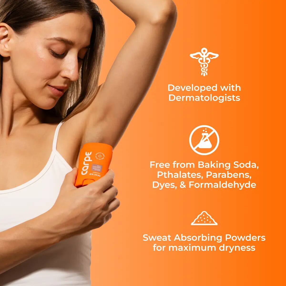 Clinical-Strength Antiperspirant Stick — 100-Hour Sweat & Odor Control