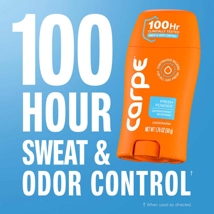 Clinical-Strength Antiperspirant Stick — 100-Hour Sweat & Odor Control
