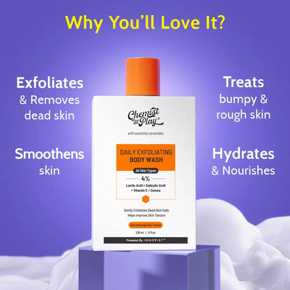 [BUY 1 GET 1 FREE] Lactic Acid Exfoliating Body Wash