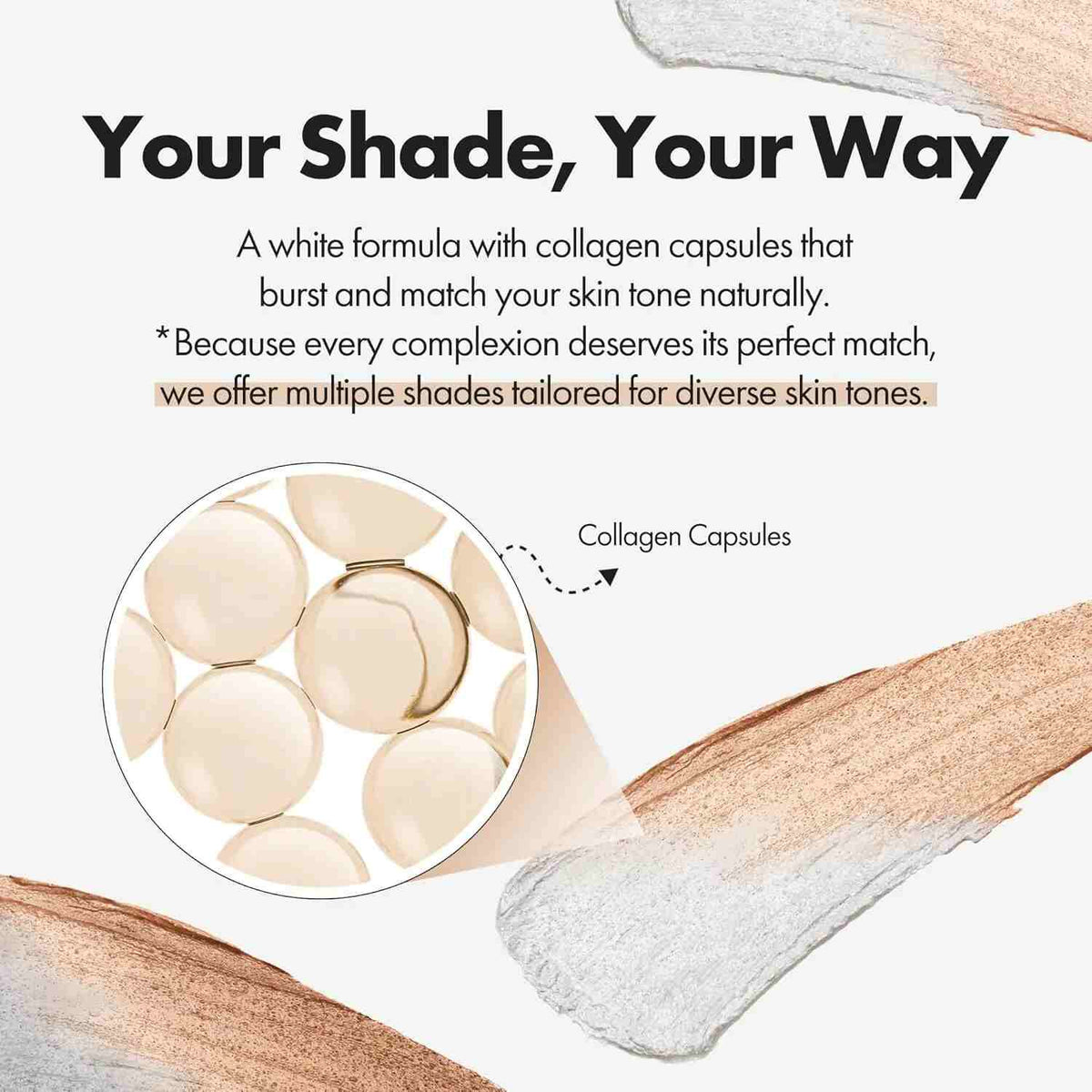 Self-Adjusting Foundation Stick with Built-in Brush