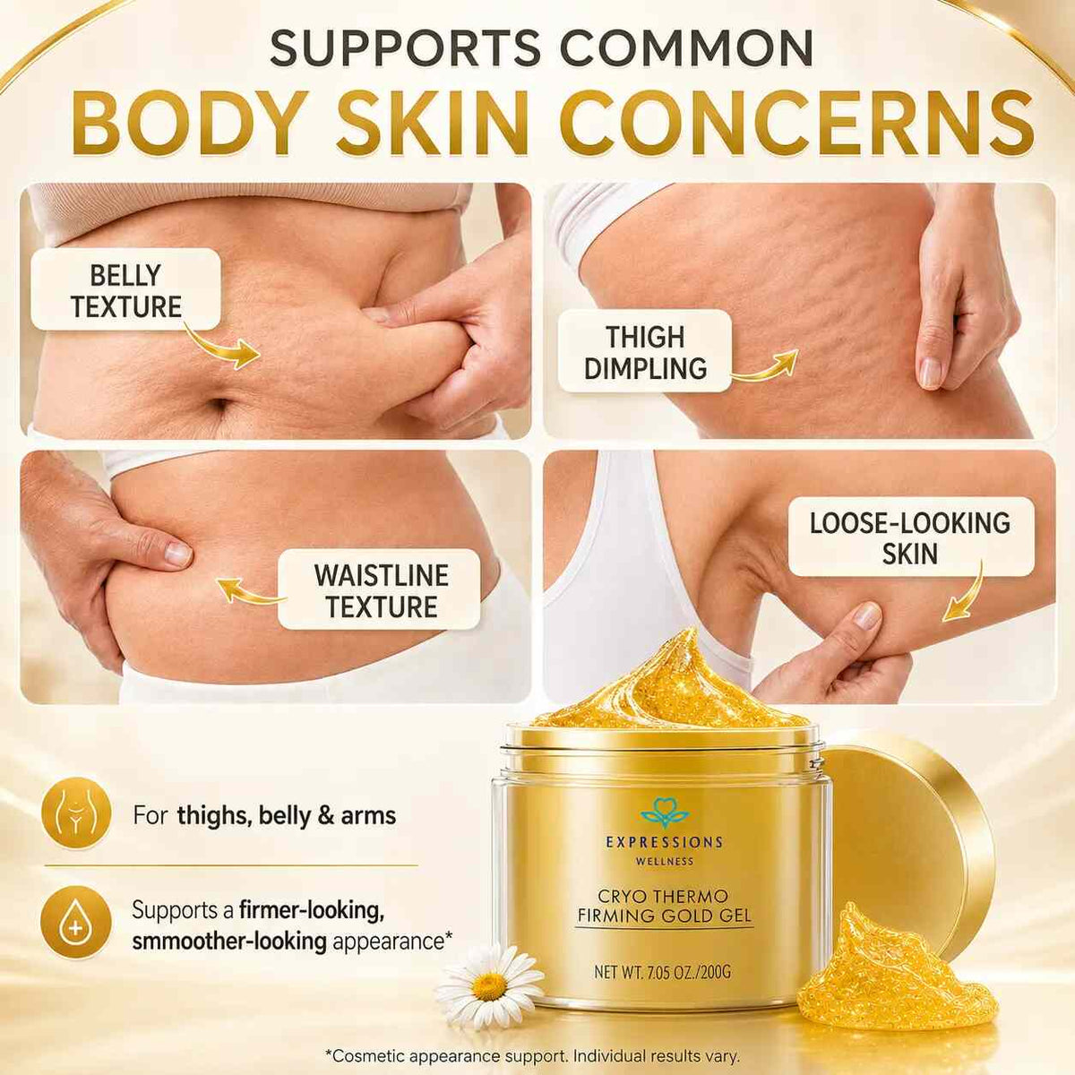 [BUY 1 GET 1 FREE] 15-Day Fast-Acting Cryo-Thermo Gold Sculpting Cream