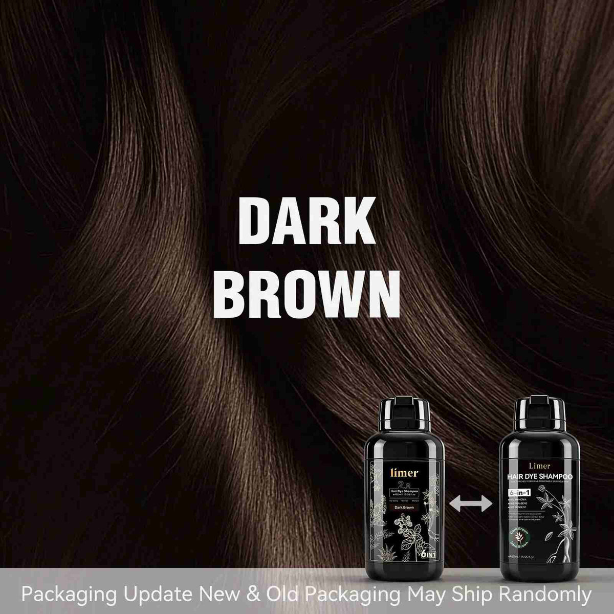Cover Gray Hair Instantly with Herbal Hair Dye Shampoo