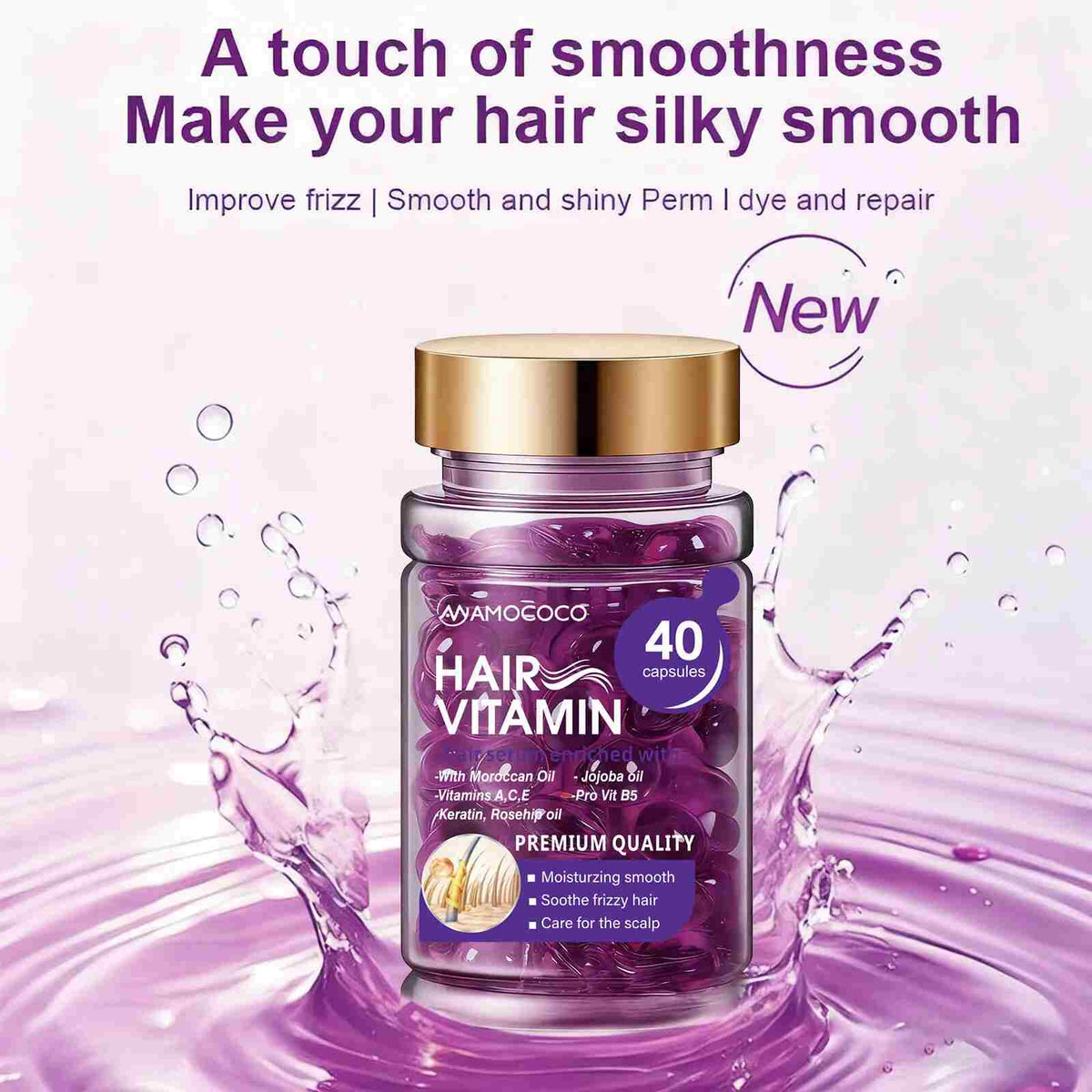 [BUY 1 GET 1 FREE] Violet Hair Vitamin Capsules for Color-Treated Hair