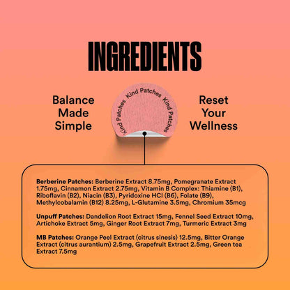 Natural Herbal Metabolic Support Patches