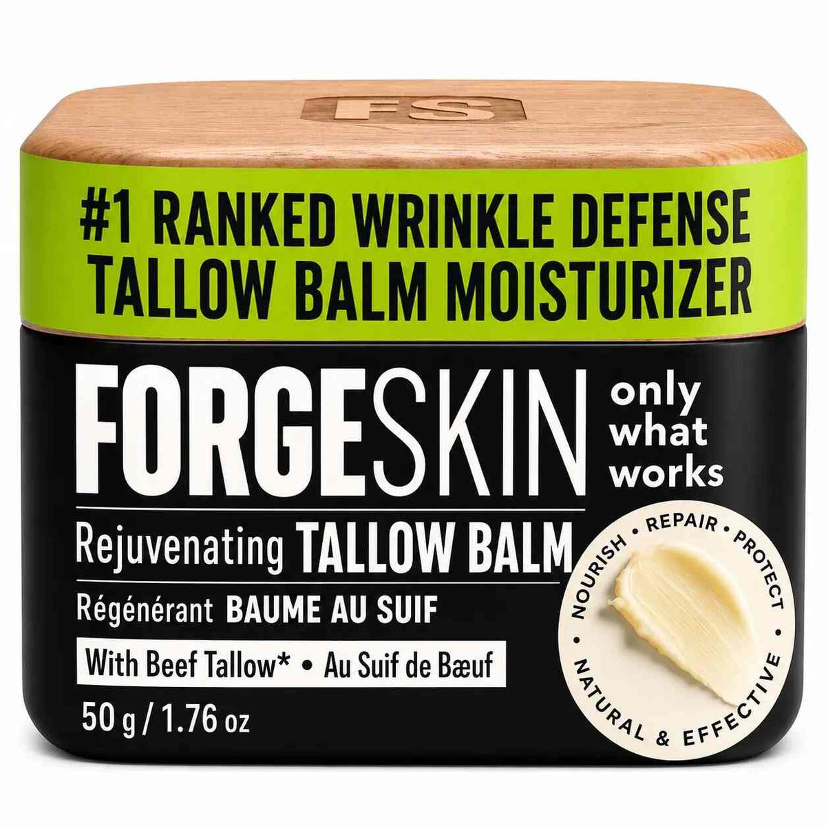 Natural Anti-Aging Beef Tallow & Honey Men's Face Balm