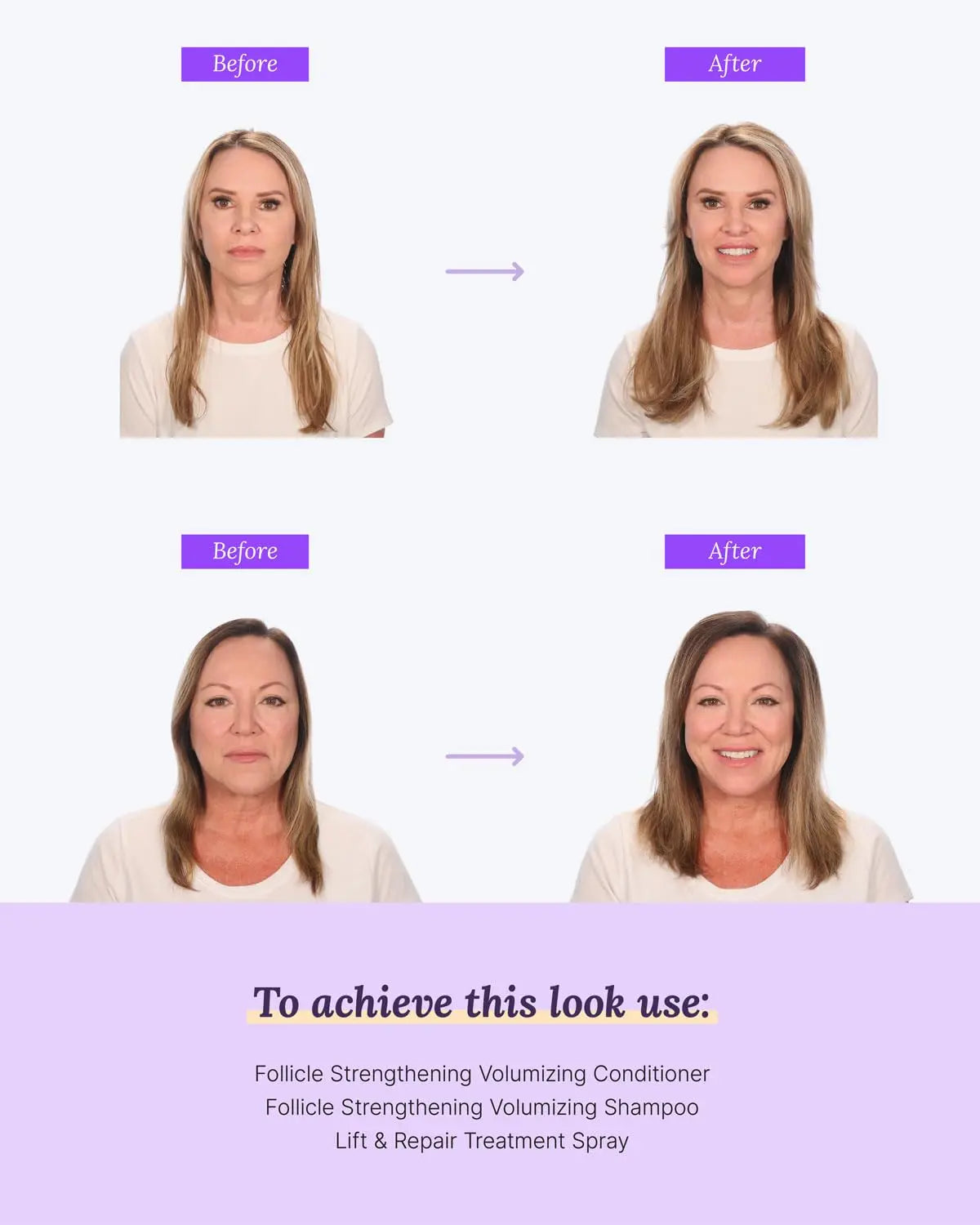 Helps fine or thinning hair look fuller and stronger.