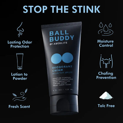 [BUY 1 GET 1 FREE] Helps control odor, sweat, and chafing.