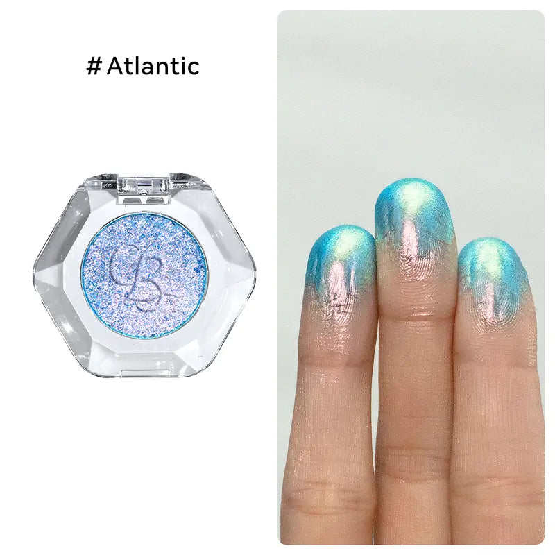 Color-Shifting Multi-Chrome Single Eyeshadow - Atlantic #1