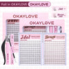 Idol Black| Brown Idol Lash Clusters Kit | D Curl Lash Extension Kit
