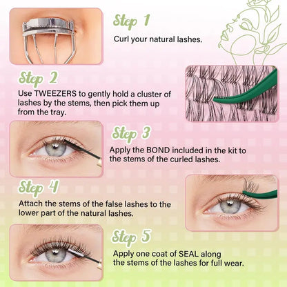 Fairy Lash Clusters Invisible Band DIY Lashes