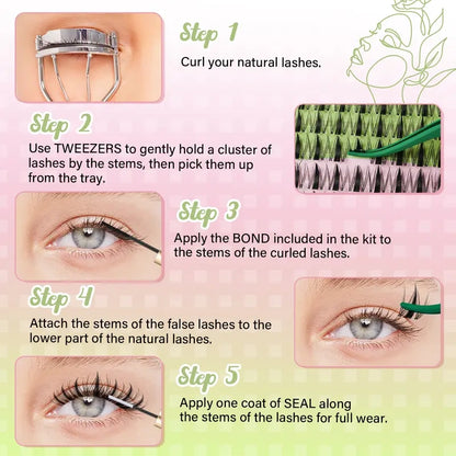 Fairy Lash Clusters Invisible Band DIY Lashes