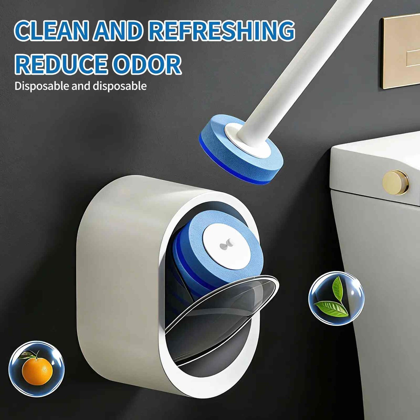 Effortless Hygiene: Disposable Toilet Cleaning Wand System