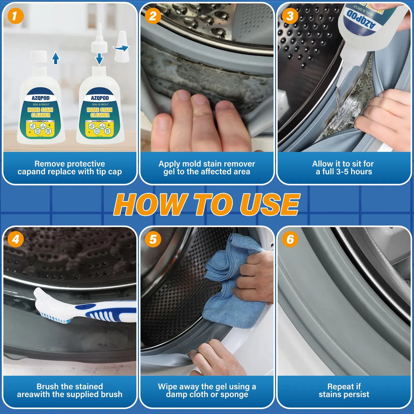Miracle Mold & Mildew Remover Gel