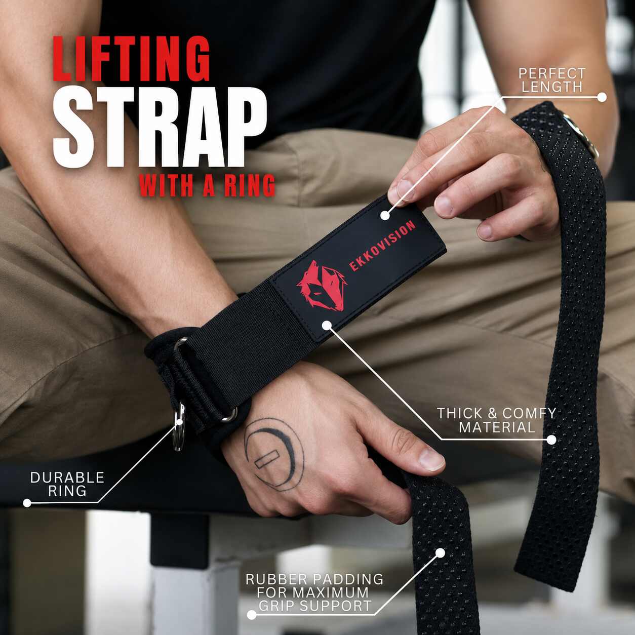 Lock Your Grip, Unlock Massive Gains Heavy-Duty Lifting Straps