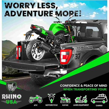 Heavy-Duty Auto-Retractable Ratchet Tie-Down Straps
