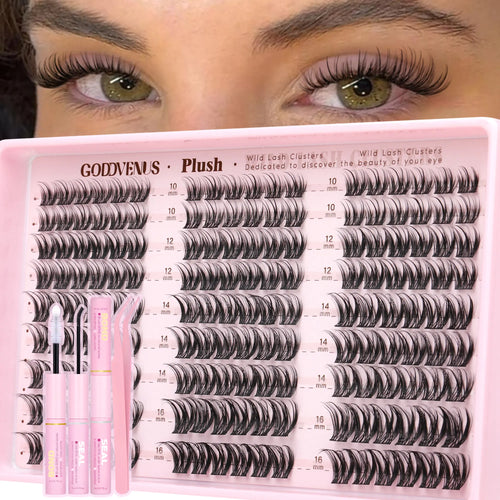 Plush D Curl Spider Lash Clusters
