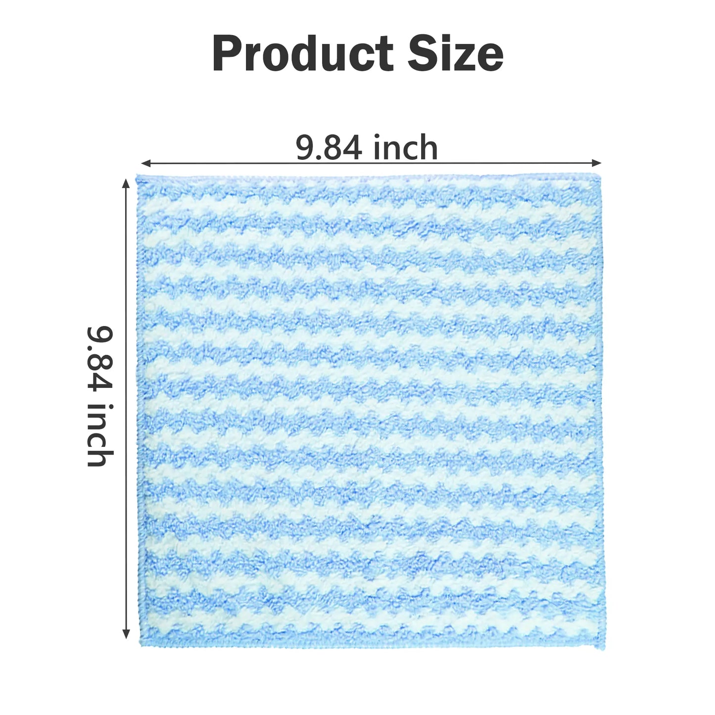 Ultra-Absorbent Microfiber Dish Rags | Streak-Free Cleaning Cloths