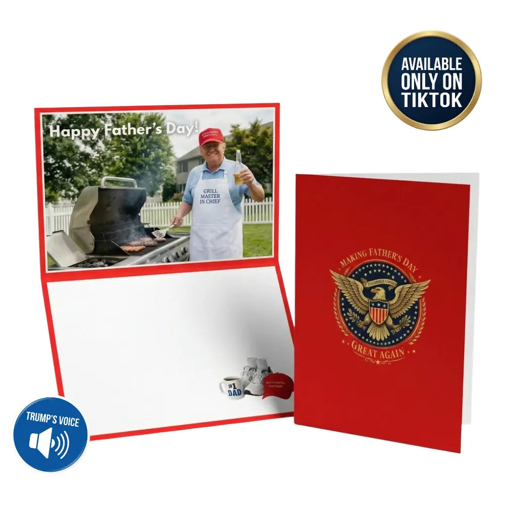 The Ultimate Patriotic Presidential Greeting Card with Real Voice