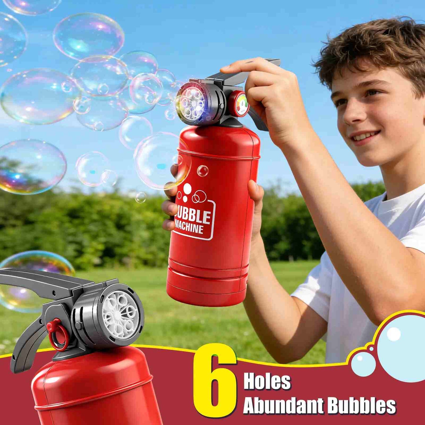 The Ultimate High-Output Automatic Bubble Machine Gun