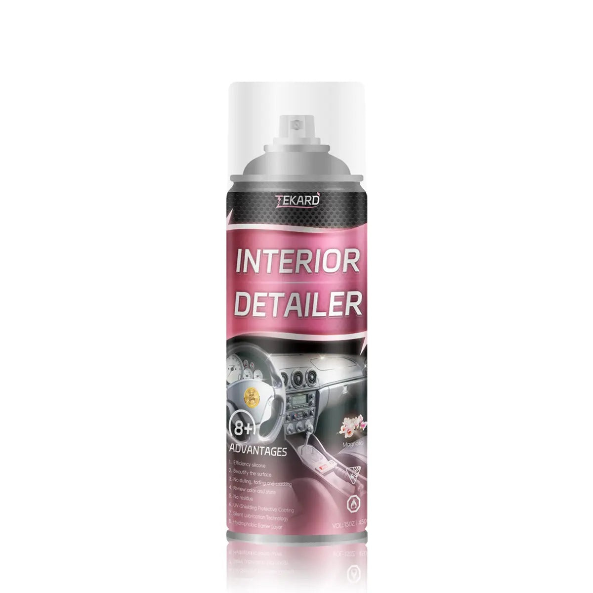 All-in-One Interior Car Cleaner & Trim Restorer: Revive Faded Surfaces Instantly