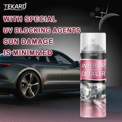 All-in-One Interior Car Cleaner & Trim Restorer: Revive Faded Surfaces Instantly