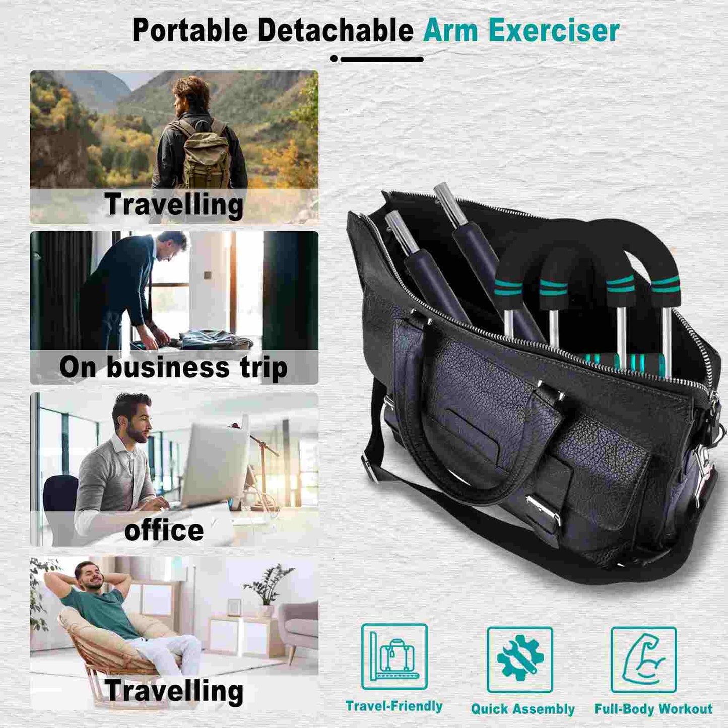 Adjustable Chest & Arm Trainer: Build Muscle Fast