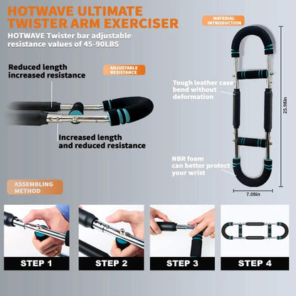 Adjustable Chest & Arm Trainer: Build Muscle Fast