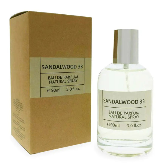 Sandal Wood 33 Eau de Parfum: Premium Unisex Spray Perfume