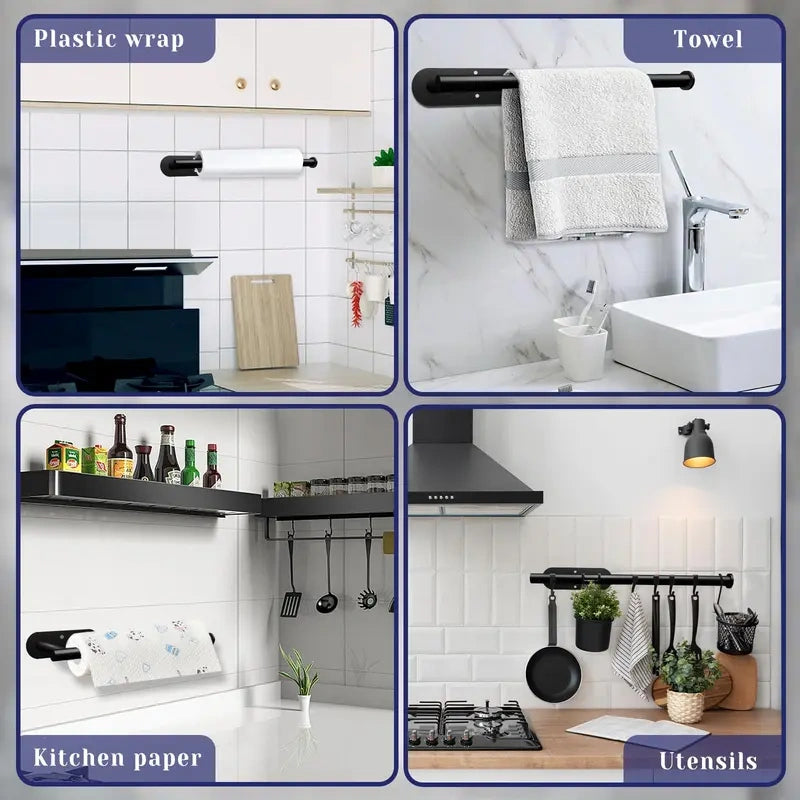 Stainless Steel Wall-Mounted Paper Towel Holder