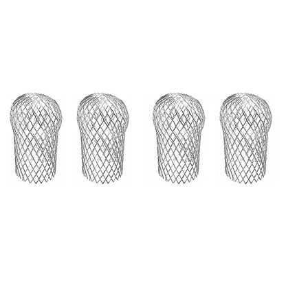 Aluminum Alloy Gutter Downspout Filters, Two-Piece Set