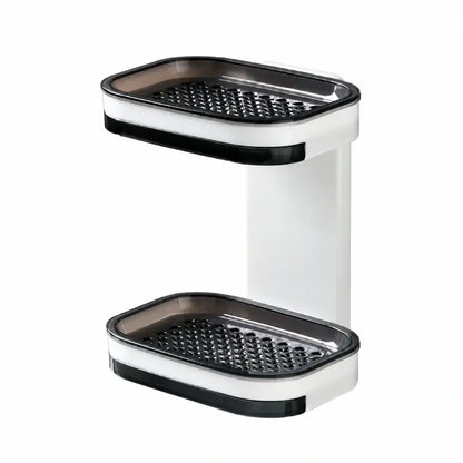 Double-Layer Wall-Mounted Soap Holders, Buy One Get One Set