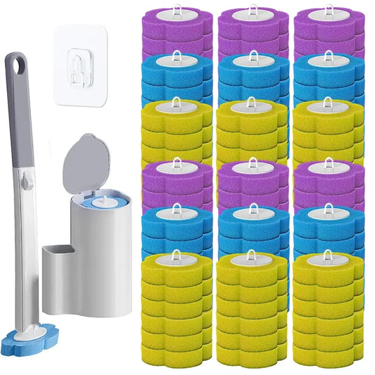 30-Piece Assorted Toilet Wand Replacement Head Pack