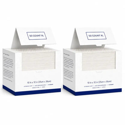 Disposable Face Towels, 50-Count Box