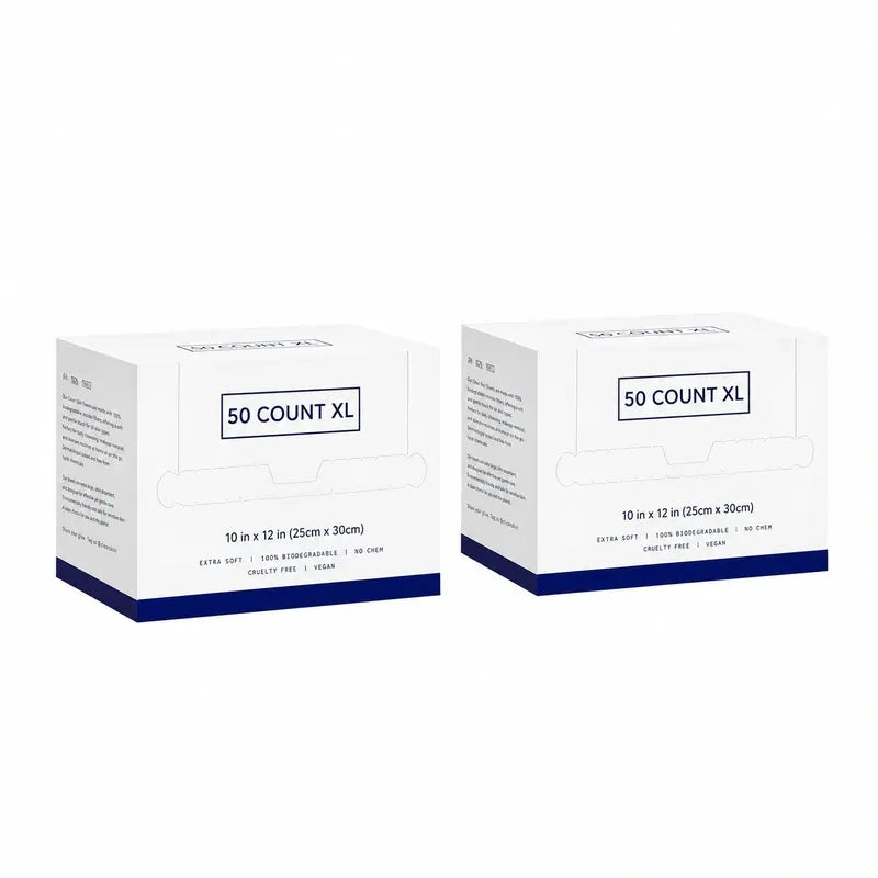Disposable Face Towels, 50-Count Box