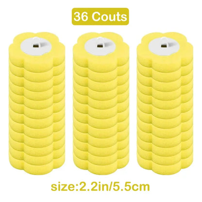 36-Piece Assorted Disposable Toilet Brush Refill Pack