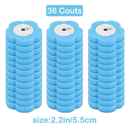36-Piece Assorted Disposable Toilet Brush Refill Pack