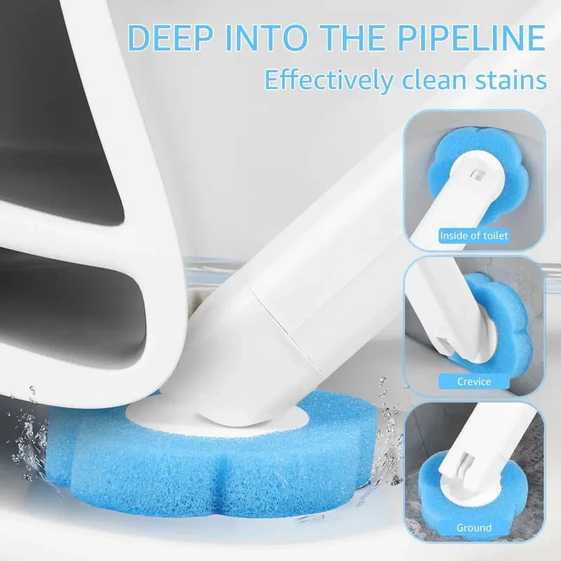 36-Piece Assorted Disposable Toilet Brush Refill Pack