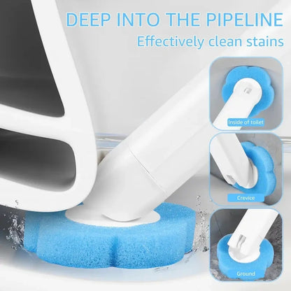 36-Piece Assorted Disposable Toilet Brush Refill Pack