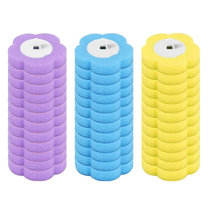 36-Piece Assorted Disposable Toilet Brush Refill Pack