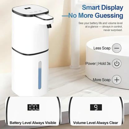 Touchless Soap Dispenser with Adjustable Dispensing Levels