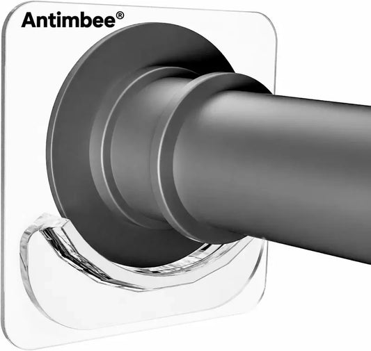 Antimbee Adhesive Curtain Rod Holders, Two-Pack