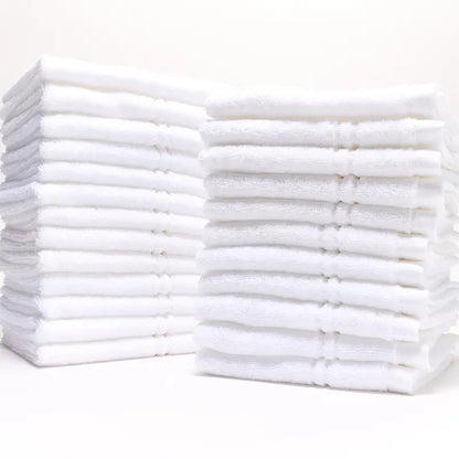 Home Reflections Cotton Washcloths, Oatmeal 24-Piece Set